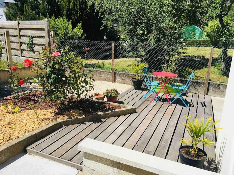 Logement Independant,Calme A 2 Pas Du Centre Ville Lannion Exterior foto