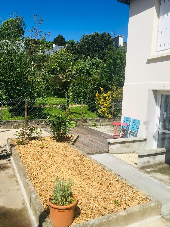 Logement Independant,Calme A 2 Pas Du Centre Ville Lannion Exterior foto